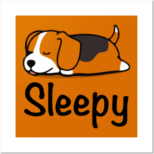 Sleepy Dog Posters and Art